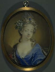 Portret hrabiny Marty Creutz z domu Banér autorstwa Joachim Henne