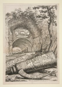 Róg i dwa wysokie autorstwa Joachim von Sandrart