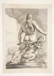 Herkules Hydramuvince (Herkules i Hydra) autorstwa Joachim von Sandrart