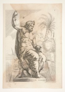 Jupiter Olympius, z Sculpturae Vetis Admirata autorstwa Joachim von Sandrart