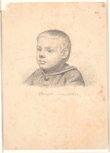 Portret chłopca, profil 3/4 w lewo