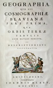 Atlas Maior, sive cosmografphiae Blaviana, atlas Joana Blaeu (1596-1673) autorstwa Joan Blaeu
