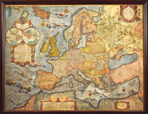 Mapa Europy 1686 autorstwa Joana Blaeu