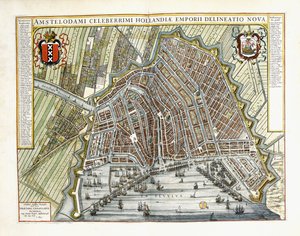 Plan i widok miast i budynków Holandii i Niderlandów, 1649 autorstwa Joan Blaeu