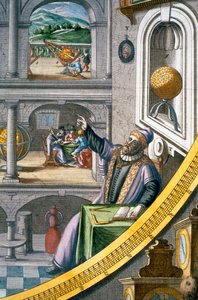 Tycho Brahe, duński astronom, ok. 1630 autorstwa Joan Blaeu