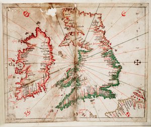 Wielka Brytania i Irlandia, ok. 1550 r. (welin)