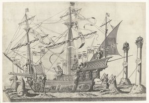 Statek Victoria, nr 5 Procesja pogrzebowa cesarza Karola V, 1558 (tytuł serii)