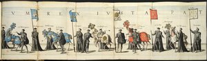 Procesja pogrzebowa w Antwerpii z okazji śmierci cesarza Karola V, 1558, 1559.