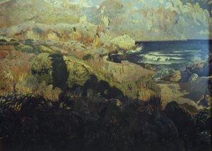 Zatoka Sant Vicenç autorstwa Joaquim Mir i Trinxet