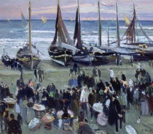 Targ rybny na plaży