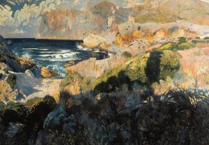 Zatoka Sant Vicenc. Obraz Joaquima MIR I TRINXET autorstwa Joaquin Mir Trinxet
