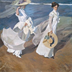 Spacerując brzegiem morza autorstwa Joaquín Sorolla