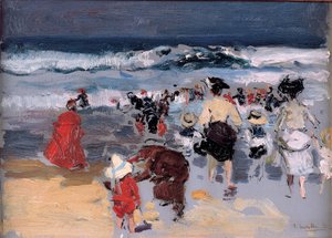 Plaża w Biarritz, 1906 autorstwa Joaquín Sorolla