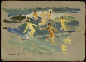 Plaża w Walencji, ok. 1904 r. autorstwa Joaquín Sorolla