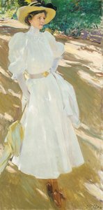 Maria w La Granja autorstwa Joaquín Sorolla