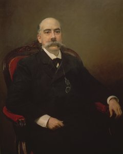Portret Emilio Castelar y Ripoll, hiszpańskiego męża stanu, mówcy i pisarza autorstwa Joaquin Sorolla y Bastida