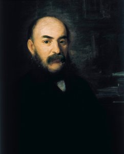 Portret Jose Amador de los Rios y Serrano, obraz Joaquina Espaltera y Rulla.