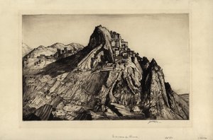 Cervara di Roma (grawerowanie i sucha igła)