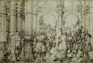 Historia Lukrecji autorstwa Joerg the Elder Breu