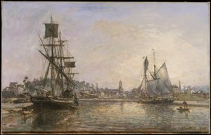 Honfleur autorstwa Johan Barthold Jongkind