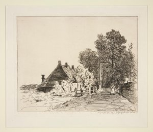 La Nourrice (Pielęgniarka) autorstwa Johan Barthold Jongkind
