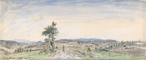 Krajobraz, 1877. autorstwa Johan Barthold Jongkind