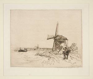 Ścieżka holownicza autorstwa Johan Barthold Jongkind