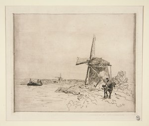 Ścieżka holownicza autorstwa Johan Barthold Jongkind