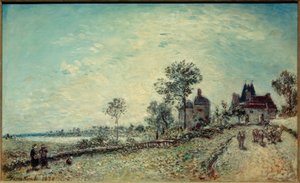 Zamek Meheing autorstwa Johan Barthold Jongkind