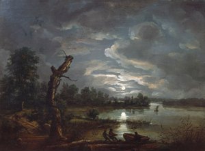 Morze Esrum, c.1814 autorstwa Johan Christian Dahl