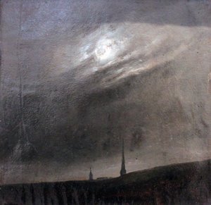niemiecki: Mondnacht über Dresden Noc księżycowa nad Dreznem autorstwa Johan Christian Dahl