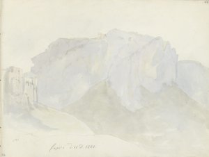 Monte Solaro widziane z Capri autorstwa Johan Christian Dahl
