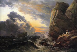 Poranek po burzliwej nocy autorstwa Johan Christian Dahl