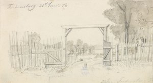 Port, Fredensborg autorstwa Johan Christian Dahl
