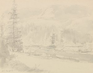 W Bruflat autorstwa Johan Christian Dahl