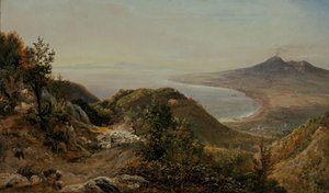 Widok z Pimonte autorstwa Johan Christian Dahl