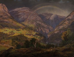Widok ze Stalheim autorstwa Johan Christian Dahl