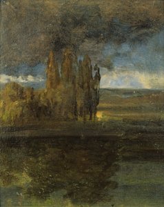 Widok na Łabę i bastion "Der Bär" autorstwa Johan Christian Dahl