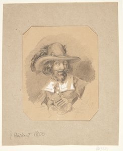 Portret mężczyzny autorstwa Johan Fredrik Hockert
