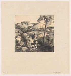 dwóch żołnierzy autorstwa Johan Gerard Sinia