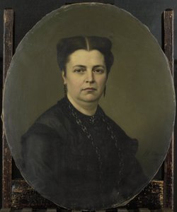 Jeanette Antoinette Pietermaat (1818-70). Żona Pietera Mijera autorstwa Johan Heinrich Neuman (signed by artist)