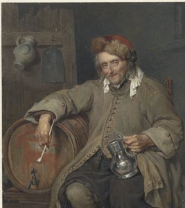 Stary pijący