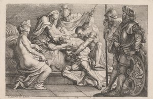 Samson pokonany przez Filistynów autorstwa Johan Joseph Zoffany