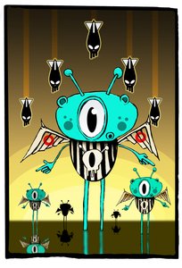 Obcy zespołowy, 2012 (ilustracja) autorstwa Johan Lilja
