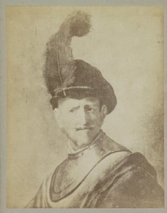 Reprodukcja fotograficzna obrazu „Portret mężczyzny, być może ojca Rembrandta, Harmen Gerritsz. van Rijn