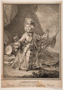 Christian VII jako dziecko