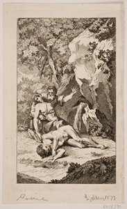 Ilustracja do „Śmierci Abla” Salomona Gessnera, 1764 r.