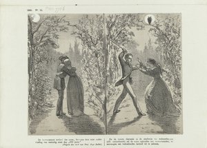 Komiks o wpływie księżyca, 1865