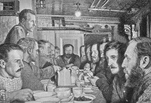 Przy Wieczerzy, 14 lutego 1895, 1895, 1897 autorstwa Johan Nordhagen