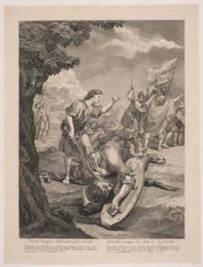 Dawid i Goliat autorstwa Johan Samuel Lymann